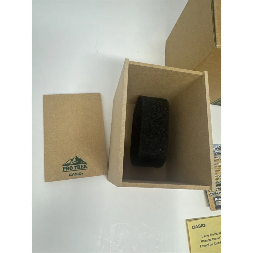 BOX & PAPERWORK ONLY - CASIO PRO TREK Solar Sensor Watch Parts Links - NO WATCH